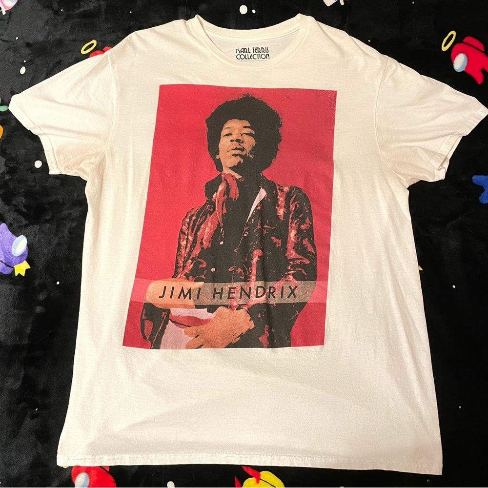 Jimi Hendrix Unisex T-Shirt Karl Ferris Collection